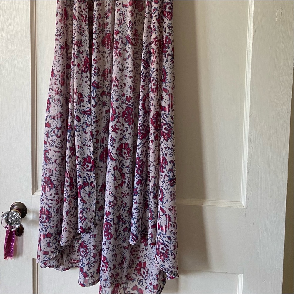 Long sheer duster/vest